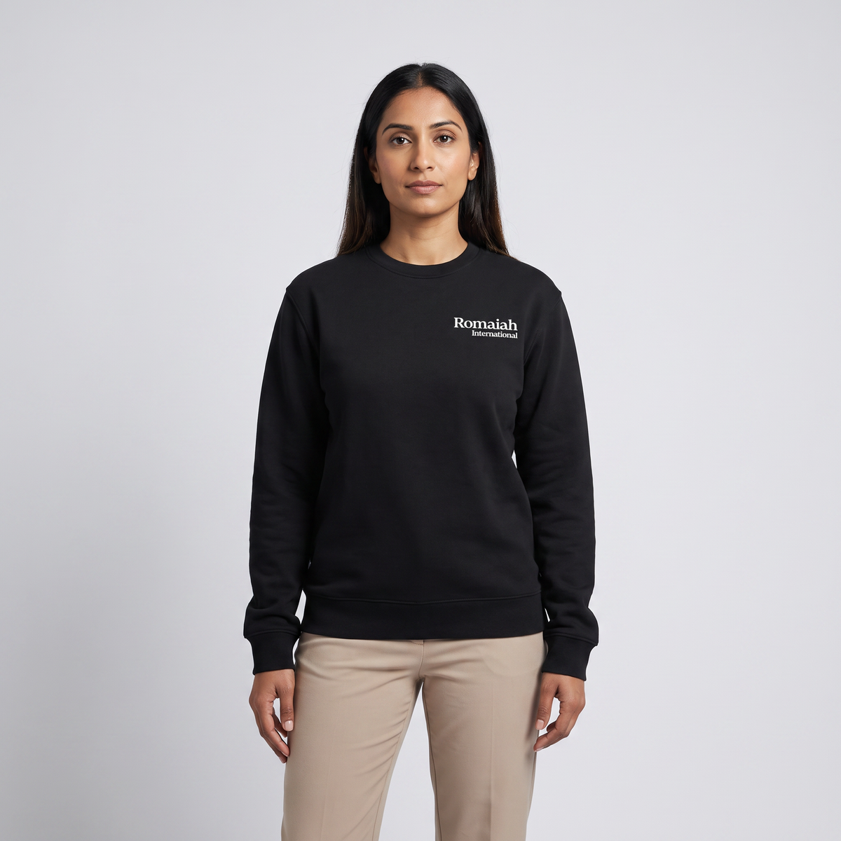 Romaiah International Logo Crewneck