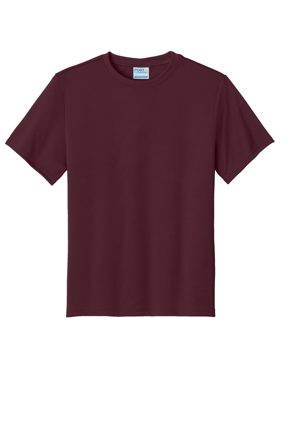 Port & Company Youth Performance Tee. PC380Y. Front